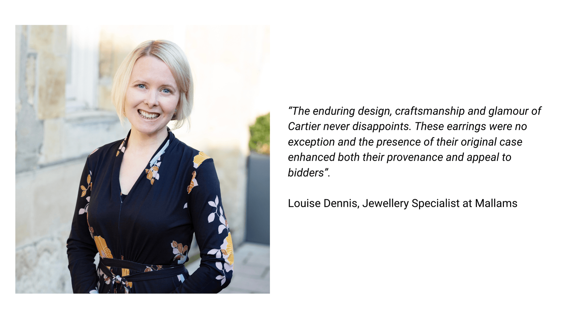 Cartier earrings sale - Oxford jewellery specialist quote
